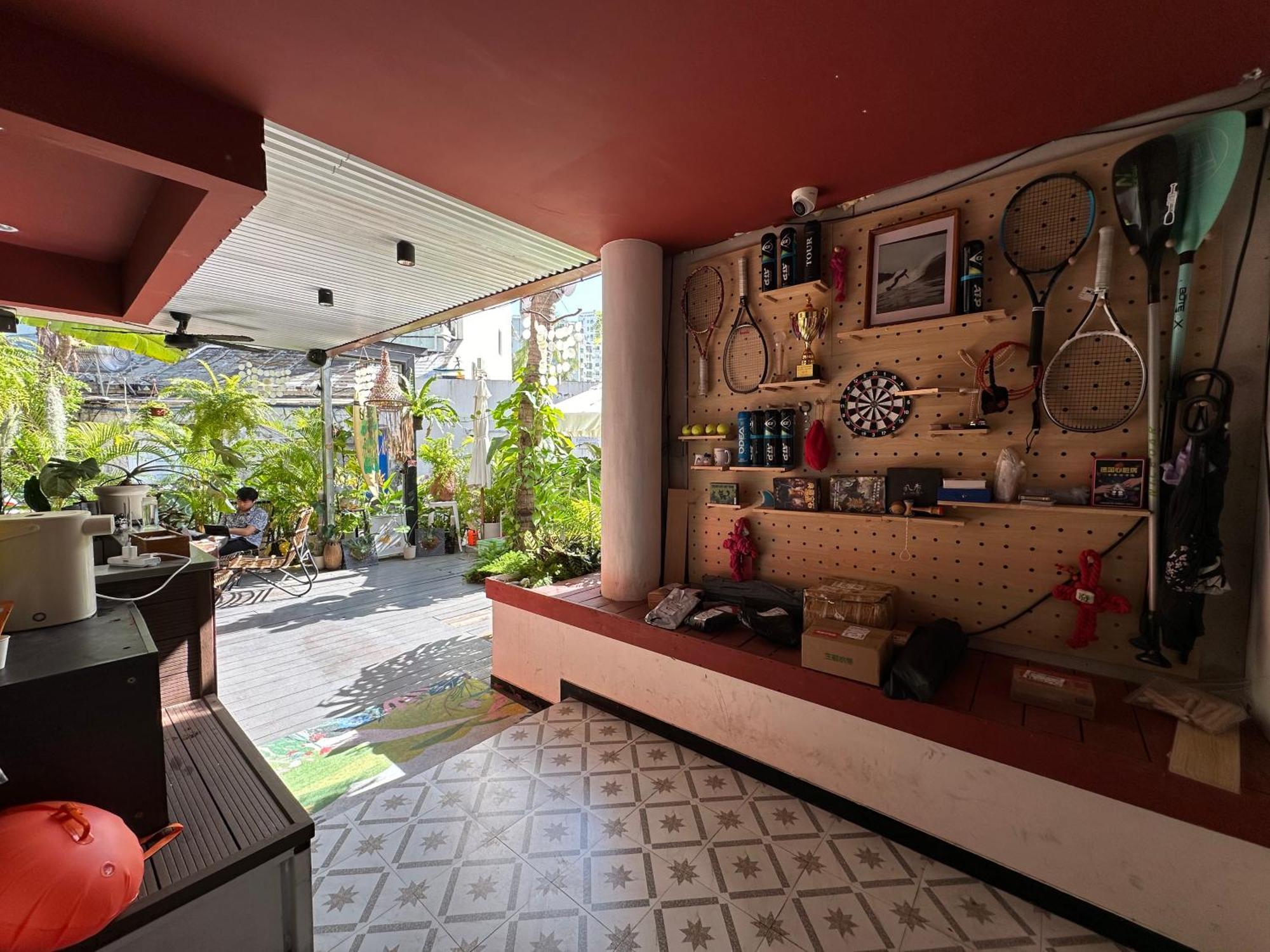 Sanya Backpacker International Youth Hostel Bagian luar foto